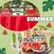 13 Pcs Summer Watermelon Tiered Tray Decor Set Summer Kitchen Decor Rustic Farmhouse Tier Tray Decor Items Watermelon Gnome Wooden Signs for Watermelon Party Decor Summer Home Decoration